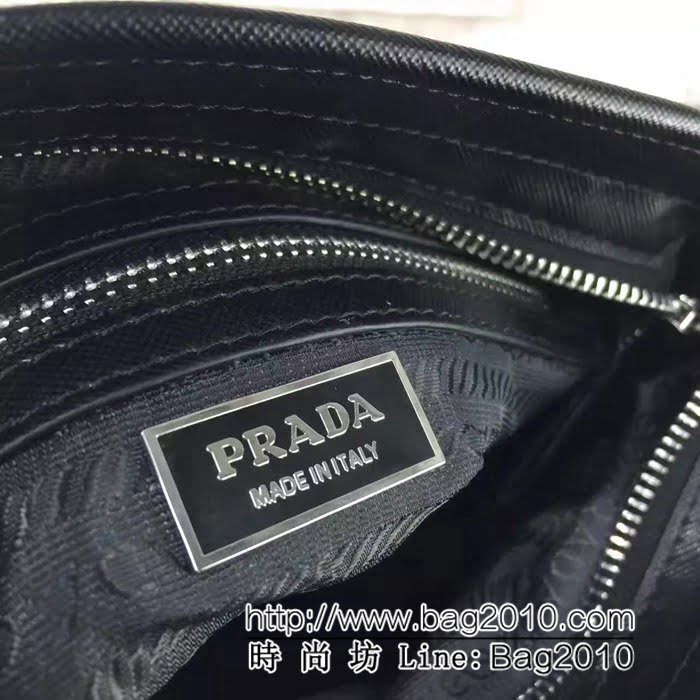 普拉達PRADA原單 0014克色韓國布配皮官網同步 PRADA單肩斜挎包 PHY1172